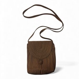 Elegant Collezione Brown Crossbody Bag